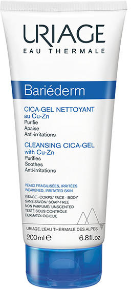 Uriage Bariéderm-Cica Gel Nettoyant Anti-Irritations Peaux Sensibles 200ml