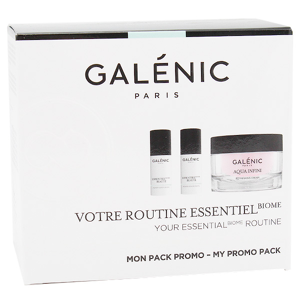 Galenic Coffret Essentiel Biome de Beaute Serum Intense Lot de 2 x 9ml + Aqua Infini Creme Fraîcheur 50ml