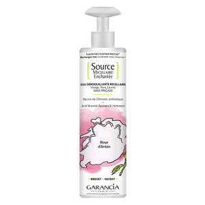 Garancia Source Micellaire Enchantee Eau Demaquillante Micellaire 4 en 1 Rose d'Antan 400ml