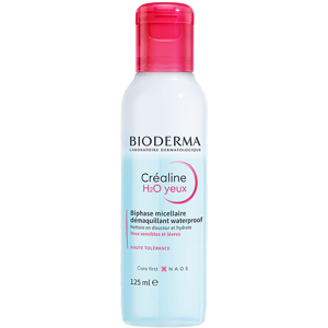 Bioderma Crealine H2O Yeux Biphase Micellaire Demaquillant Waterproof 125ml