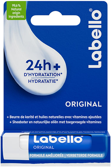 Labello Stick Soin des Lèvres Hydratant Huiles naturelles Original 4,8g