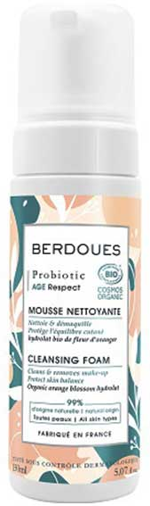 Berdoues Probiotic Age Respect Mousse Nettoyante Visage 150ml