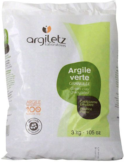 Argiletz Argile Verte Granulée 3kg