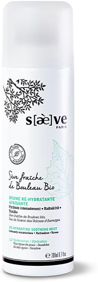 Saeve S[aè]ve Sève de Bouleau Bio Brume Réhydratante Apaisante 200ml