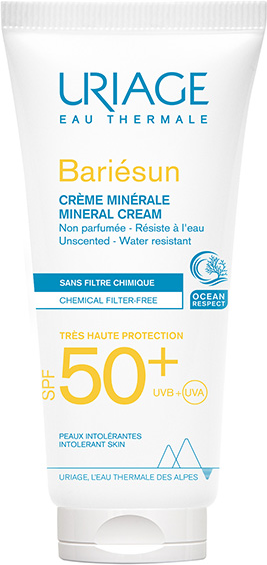 Uriage Bariésun Crème Solaire Minérale SPF50+ Sans Parfum 100ml