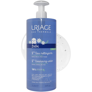 Uriage Bébé 1ère Eau Nettoyante Apaisante Visage Corps 1L