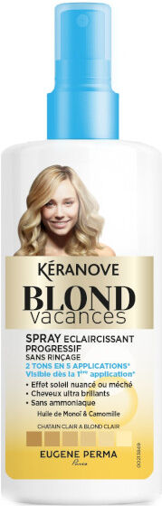 Kéranove Blond Vacances Spray Eclaircissant 125ml