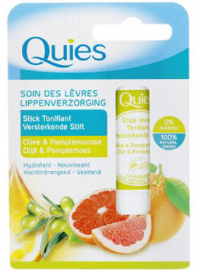 Quies Stick Lèvres Tonifiant Olive et Pamplemousse