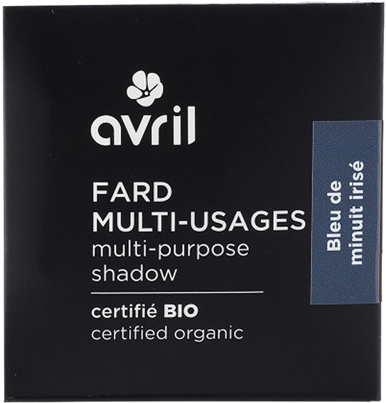 Avril Yeux Fard Multi-Usages Bleu de Minuit Irisé Bio 2,5g