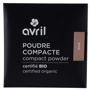 Avril Teint Poudre Compacte Dore Bio 11g