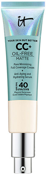 IT Cosmetics Fond de Teint Your Skin But Better CC+ Oil Free Matte Crème Correctrice Mate SPF40 Fair 32ml