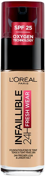 L'Oréal Paris Infaillible 24h Fresh Wear Fond de Teint Fluide N°100 Lin 30ml