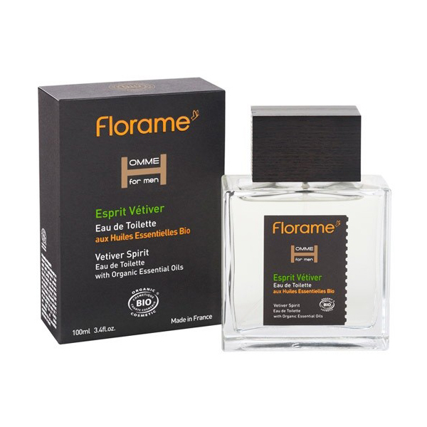 Florame Parfum Eau de Toilette Vetiver Bio 100ml