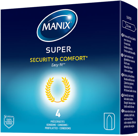 Manix Super Easy 4 Préservatifs