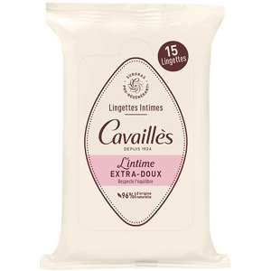 Roge Cavailles Roge Cavailles Lingettes Intimes Extra-Douces x15