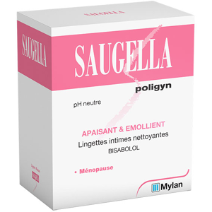 Saugella Poligyn Lingette Intime Nettoyante 10 unites