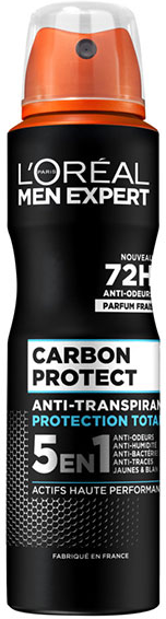 L'Oréal Paris L'Oréal Men Expert Carbon Protect Déodorant Spray 5en1 150ml