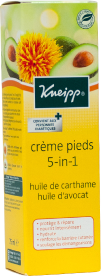 Kneipp Soin des Pieds Crème 5 en 1 75ml