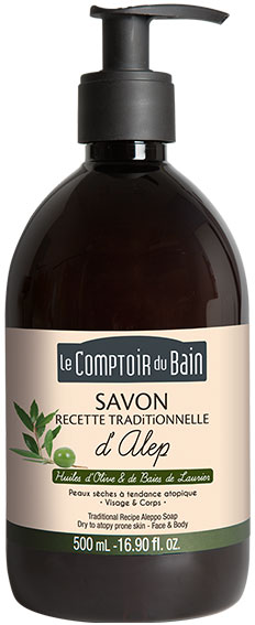 Le Comptoir du Bain Savon Traditionnel d'Alep 500ml