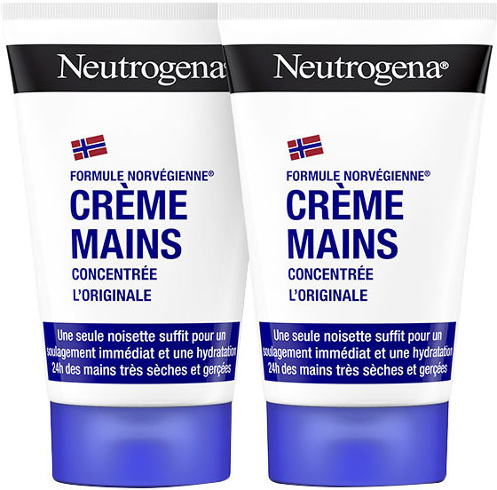 Neutrogena Crème Mains Concentrée L'Originale Lot de 2 x 50ml