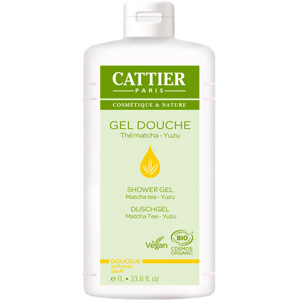 Cattier Gel Douche The Matcha Yuzu Bio 1L