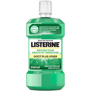 Listerine Listerine Dents & Gencives Bain de Bouche Gout Plus Leger Protection 500ml