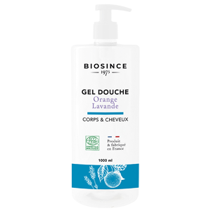 Gravier Biosince 1975 Gel Douche Corps & Cheveux Orange Lavande Bio 1L