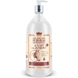 Les Petits Bains de Provence Gel Douche Surgras sans Savon au Lait de Jument 1L