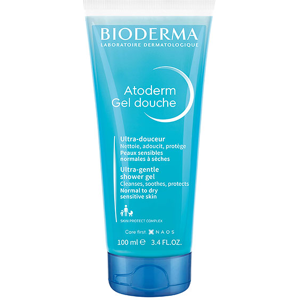 Bioderma Atoderm Gel Douche Sans Savon Peaux Seches format voyage 100ml