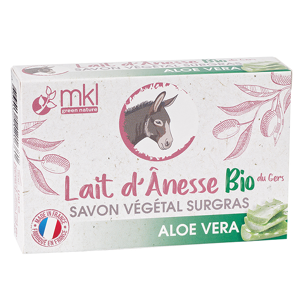 MKL Green Nature MKL Savon Lait d'Ânesse Savon Vegetal Aloe Vera 100g