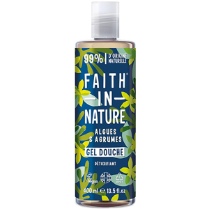 Faith In Nature Gel Douche & Bains Algues & Agrumes 400ml