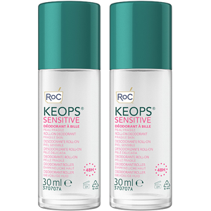 Roc Keops Sensitive Deodorant Roll-On 48h Peau Fragile Lot de 2 x 30ml