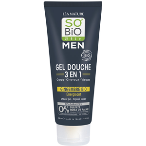 Lea Nature SO BiO etic So'Bio Étic Men Gel Douche 3 en 1 Gingembre Bio 200ml