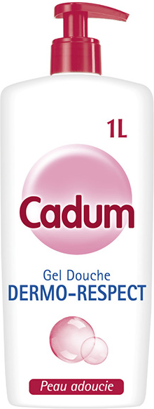 Cadum Dermo-Respect Gel Douche Huile d'Amandes Douces 1L