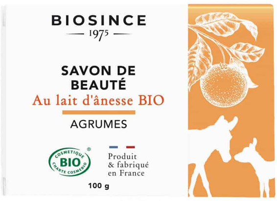 Gravier Biosince 1975 Savon au Lait d'Ânesse Agrumes Bio 100g