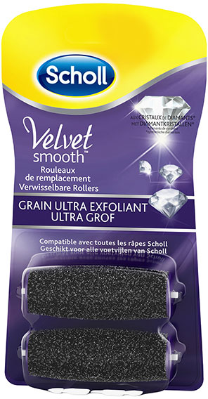 Scholl Velvet Smooth Rouleaux de Remplacement Ultra Exfoliant 2 unités