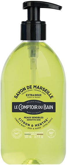 Le Comptoir du Bain Savon de Marseille Extra Doux 500ml