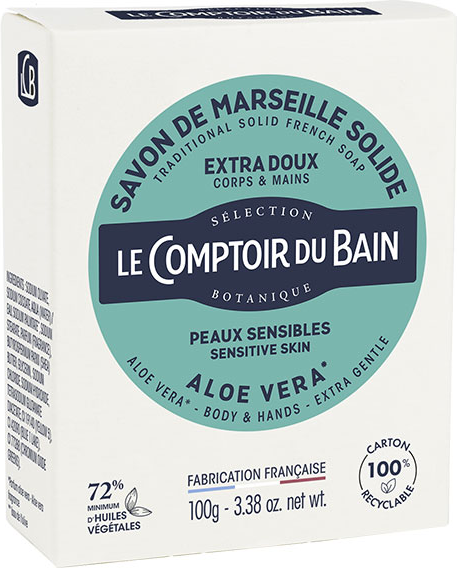 Le Comptoir du Bain Savon Solide Aloe Vera 100g