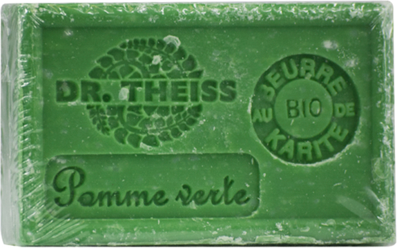 Dr Theiss Savon de Marseille-Pomme Verte + Beurre de Karité Bio 125g