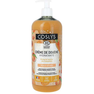 Coslys Crème De Douche Hydratante Pêche-carotte 1L