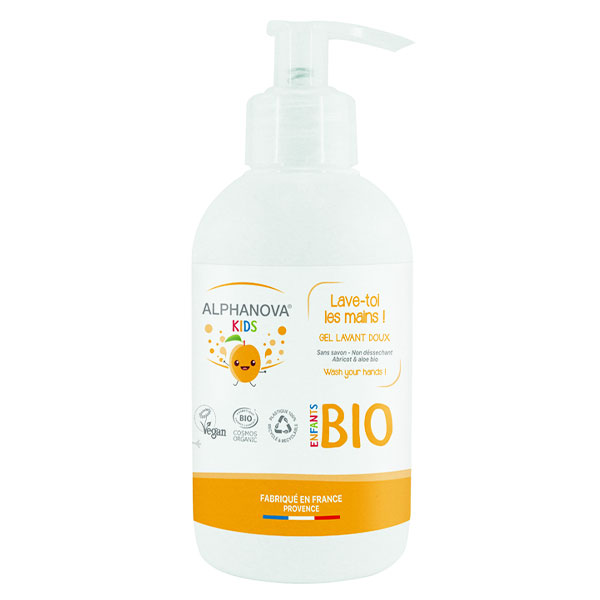 Alphanova Kids Lave Toi Les Mains Abricot Bio 250ml