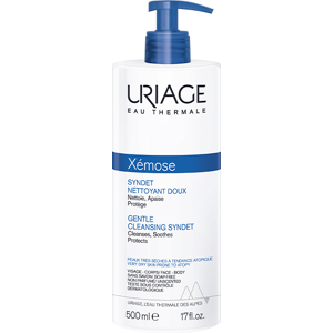 Uriage Xémose Syndet Nettoyant Doux Apaisant Peaux Sèches Atopiques 500ml - Publicité