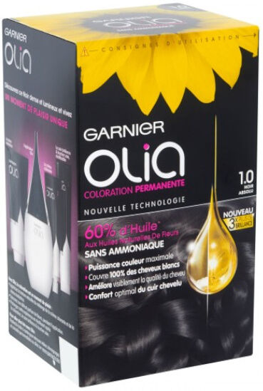 Olia Garnier Olia Coloration Permanente 1.0 Noir Absolu