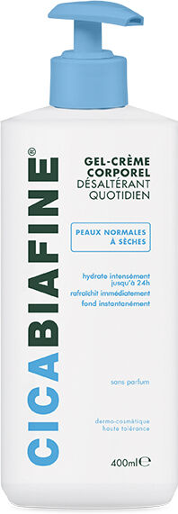 Biafine Cicabiafine Gel Crème Corporel Désaltérant Quotidien 400ml