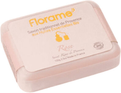 Florame Savon Traditionnel de Provence Rose Bio 100g