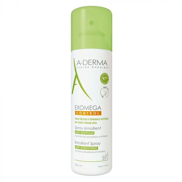 Aderma Exomega Control Spray Emollient Anti-Grattage 200ml