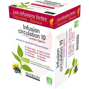 Nutrigée Infusion Circulation 10 Plantes 30 sachets