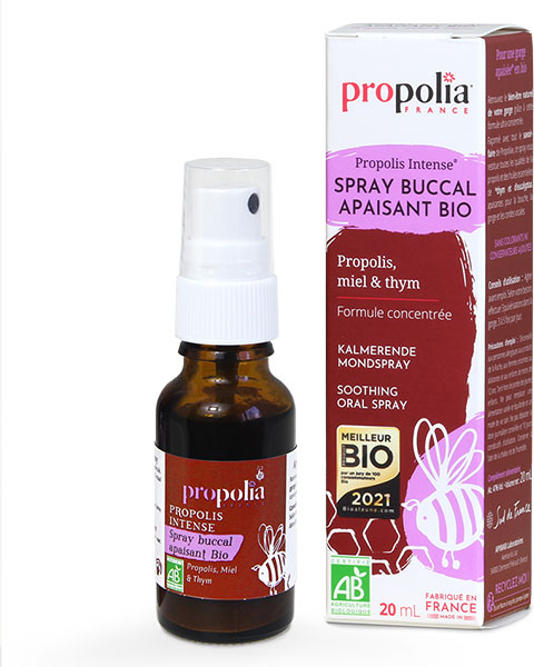 Propolia Propolis Intense Spray Buccal Apaisant Bio 20ml