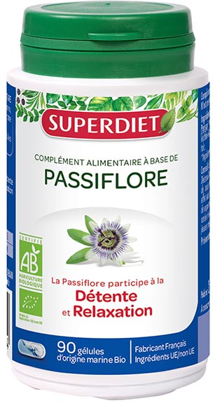 Superdiet Passiflore Bio 90 gélules