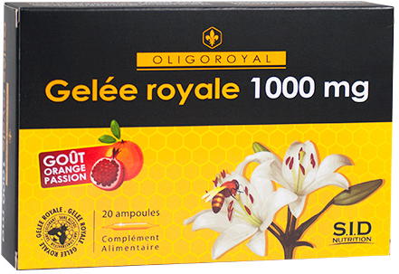 SID Nutrition Oligoroyal Gelée Royale 1000mg 20 ampoules